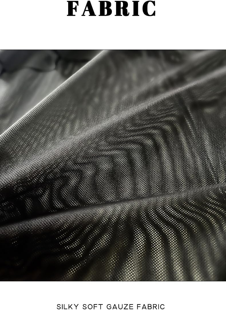 Sheer Robes for Women Lightweight Long Bridal Summer Lingerie Kimono Bath Robe for Bride, Wedding Day, or Lounge - Image 5