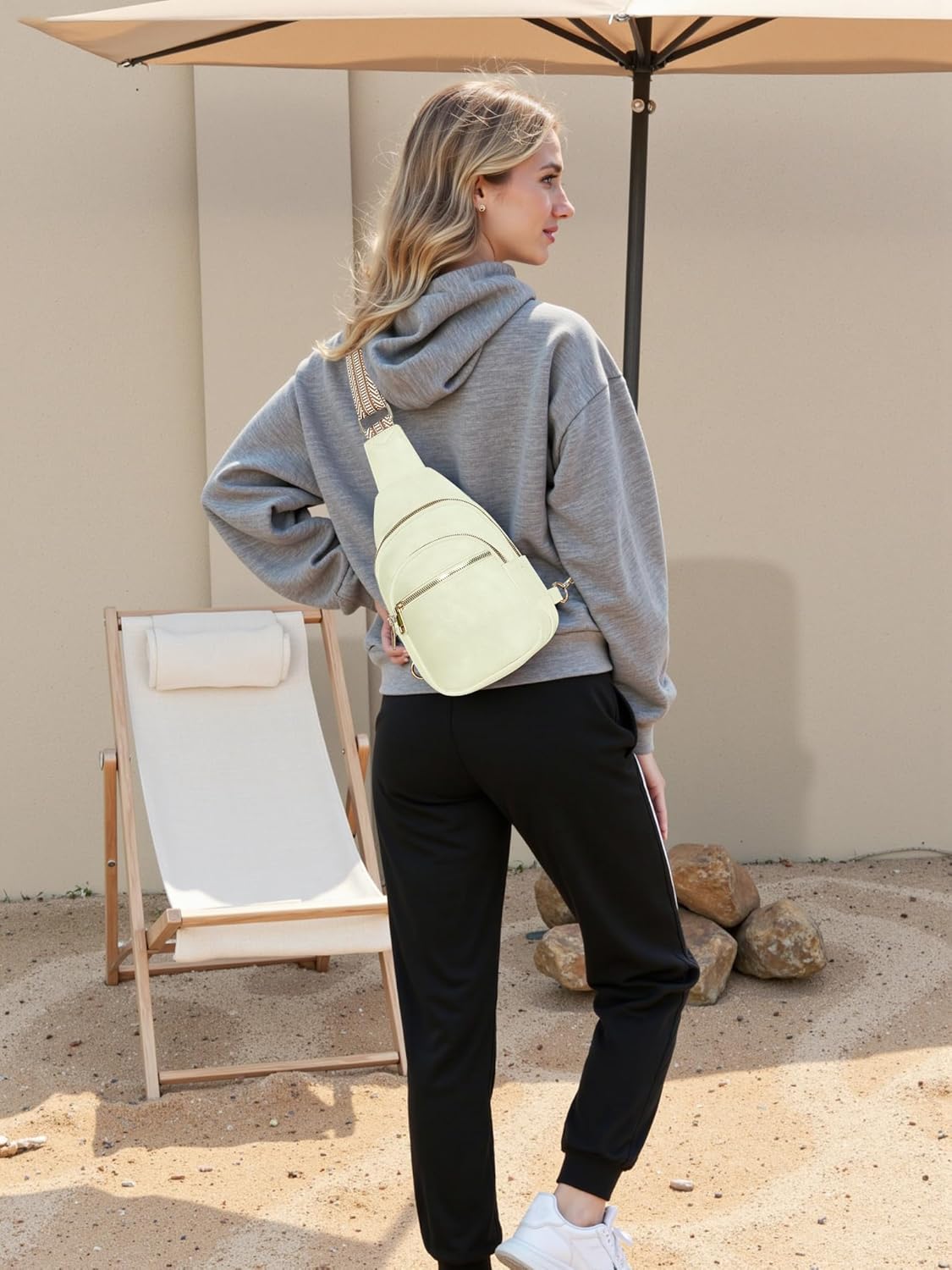 Small Leather Sling Bags for Women Fashion Crossbody Backpack Purse Sling Crossbody Bags - Image 2