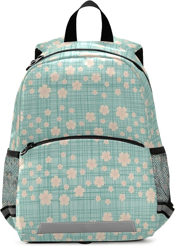 Amazon Co Jp キッズ リュック 子供用 リュックサック おしゃれ 保育園 小学生 女の子 花柄 きれい チェック柄 桜 さくら 和風 和柄 こども 小さめ 軽量 通園 人気 バックパック ミニリュック ジュニア 2 6歳 撥水 遠足 シューズ バッグ