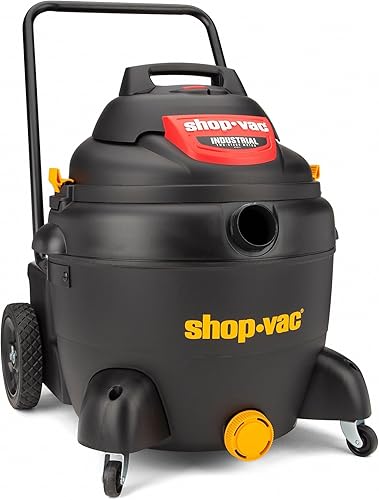 Shop-Vac 9593406 Aspiradora industrial húmeda/seca de dos etapas de 16 galones, 3.0 CV pico, manguera de 1.5 pulgadas de diámetro x 12 pies,