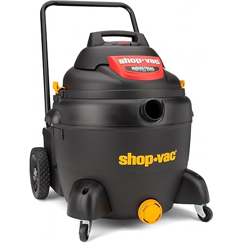 Shop-Vac 9593406 16 Gallon Two-Stage Industrial Wet/Dry Vac, 3.0 Peak HP, 1.5 Inch Diameter x 12 Ft Hose, Onboard Storage & Blower Feature