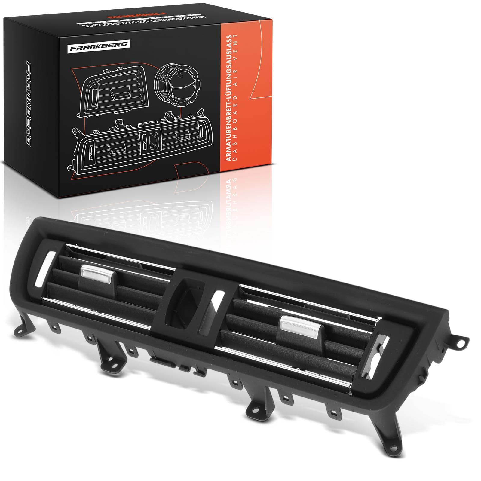 Frankberg Griglia di Valvolaazione Bocchetta dell'aria Compatibile con Serie 5 F10 518-535d xDrive 520-550i xDrive Serie 5 Touring F11 518-535d xDrive 520-550i xDrive Replace# 64229166885