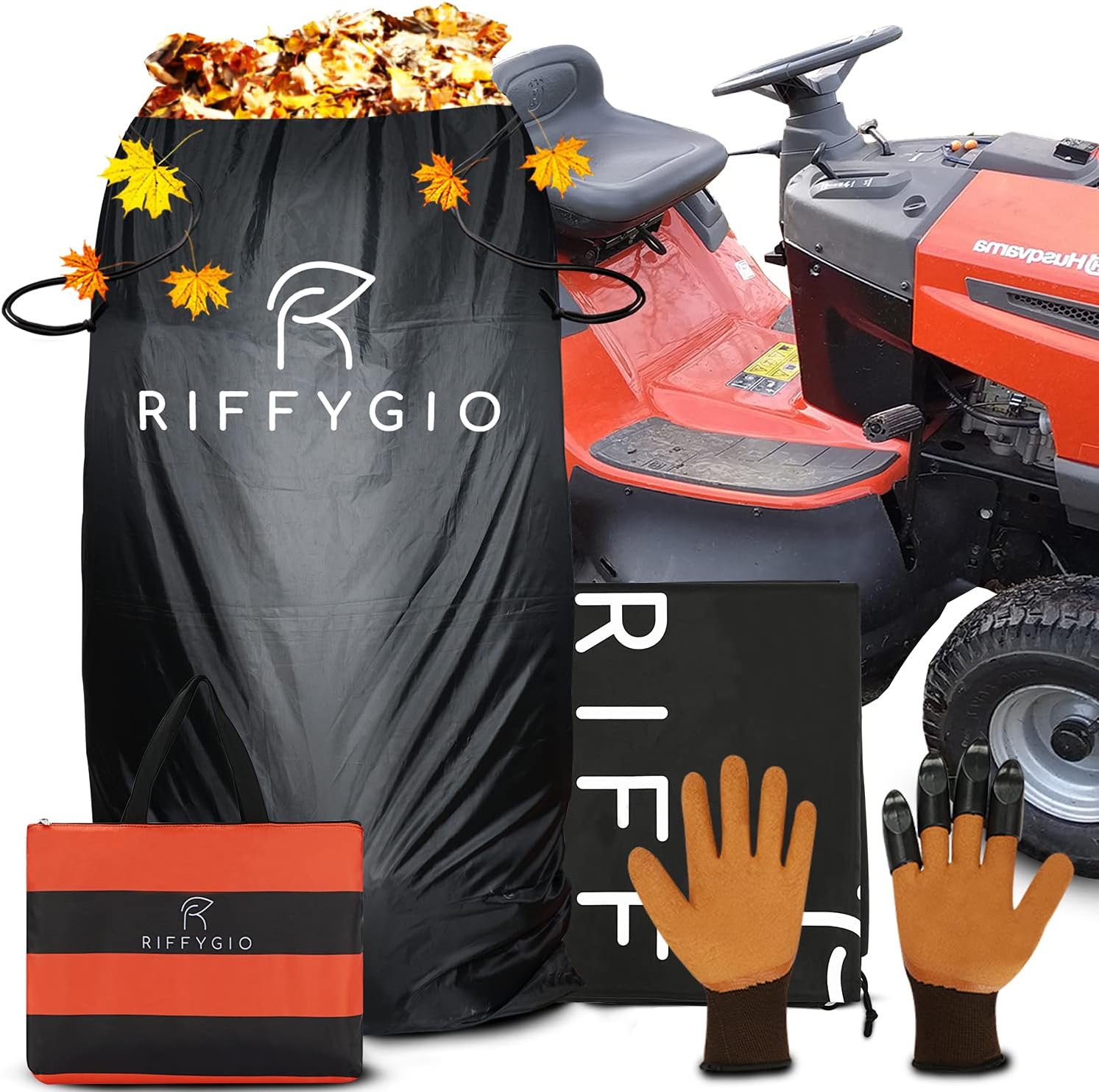 RIFFYGIO Garden Leaf Bag Large Leaf Collector Bag for