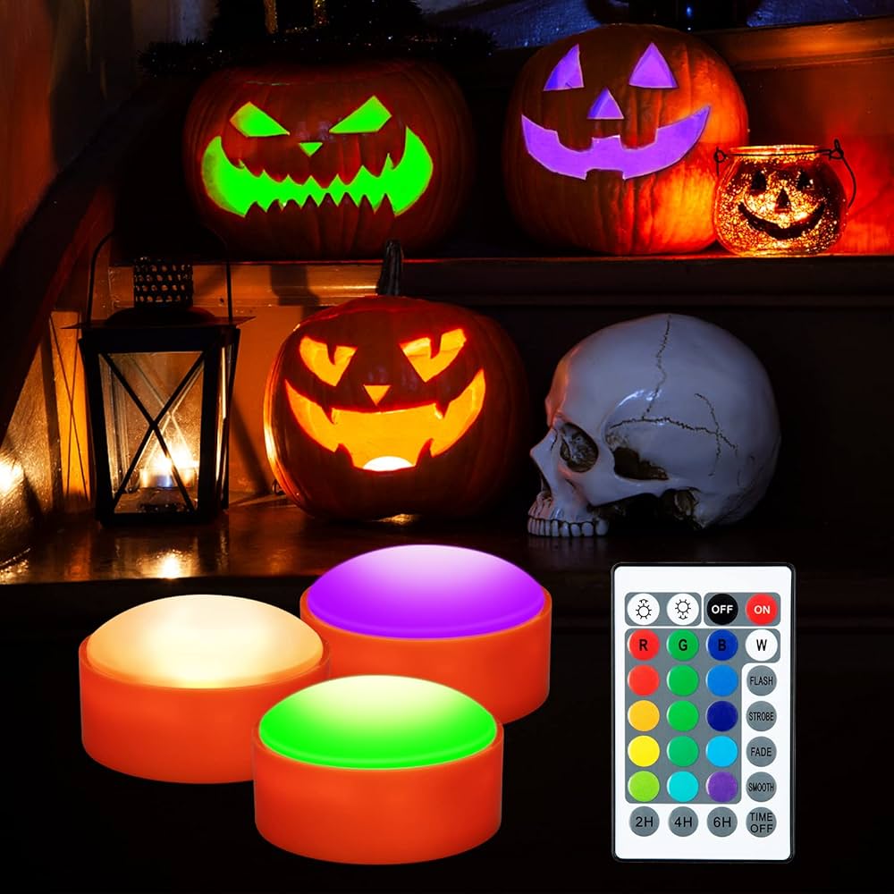 ハロウィン Halloween Pumpkin with LED Lights 8 LEDs Halloween Pumpkin String Light With Music Animation