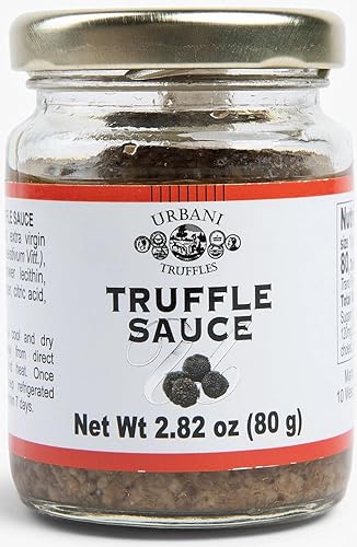 Urbani Truffles - Salsa de champiñones y trufas en aceite de oliva | Ideal para pasta, pescado y carnes a la parrilla | La mejor calidad italiana,