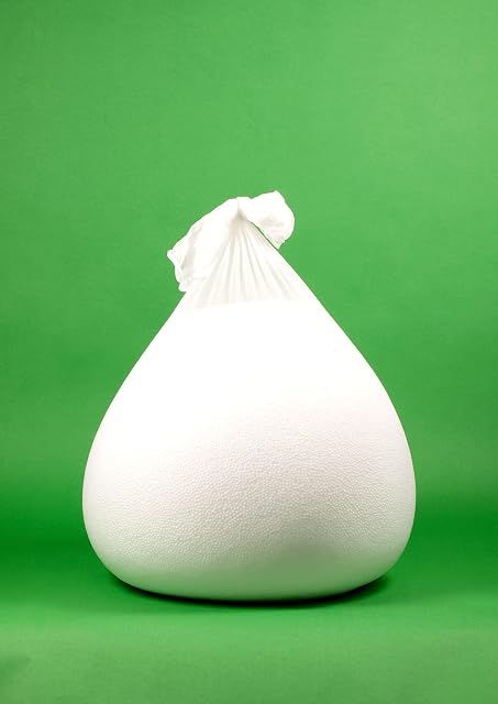 EcoBeanz Bean Bag Polystyrene Beads for Refill and Filling Premium Quality (20 Cubic Feet)