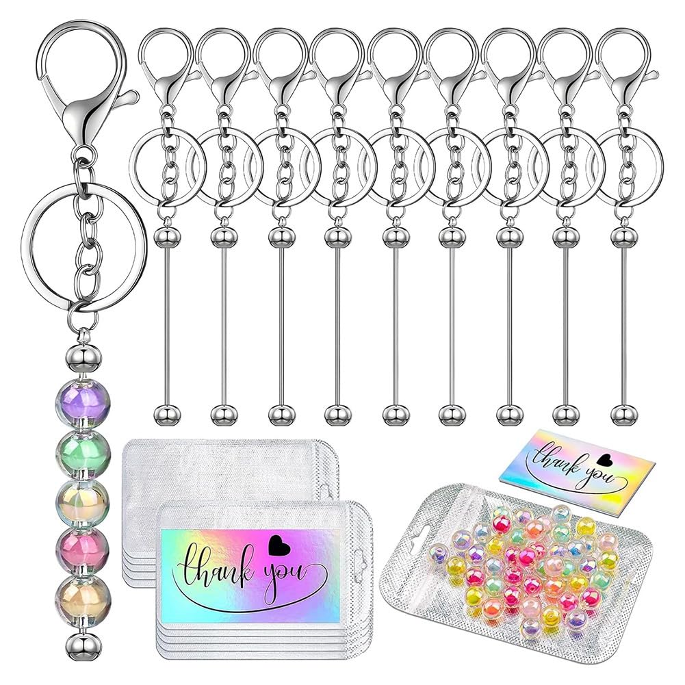 Llaveros con Cuentas personalizables para recuerdos de comunión y bautizos