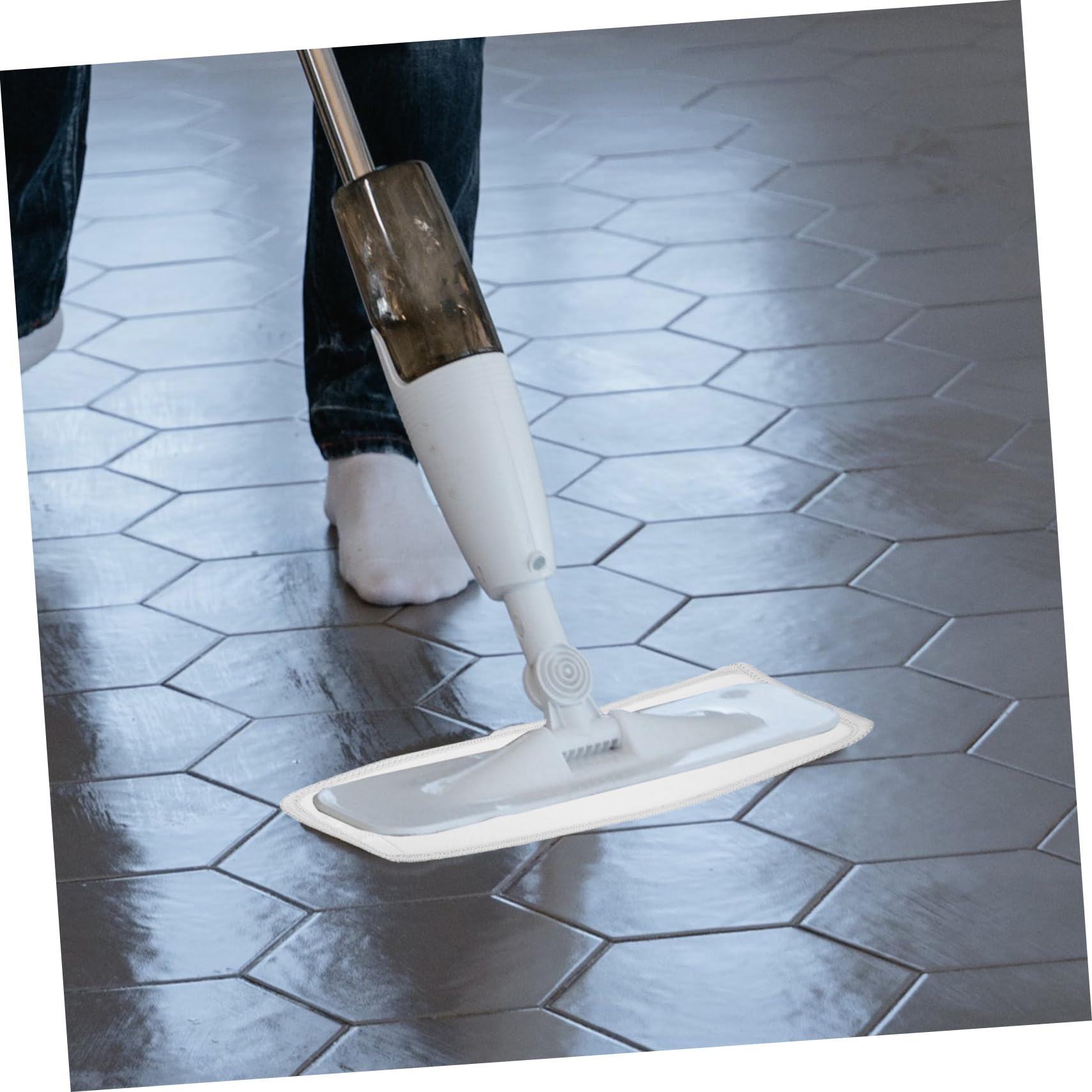 3 Set Ricambio per Mop Microfibra per Superfici Dure Adatti per E Piastrelle Riutilizzabili E Resilienti 2 Pezzi*3