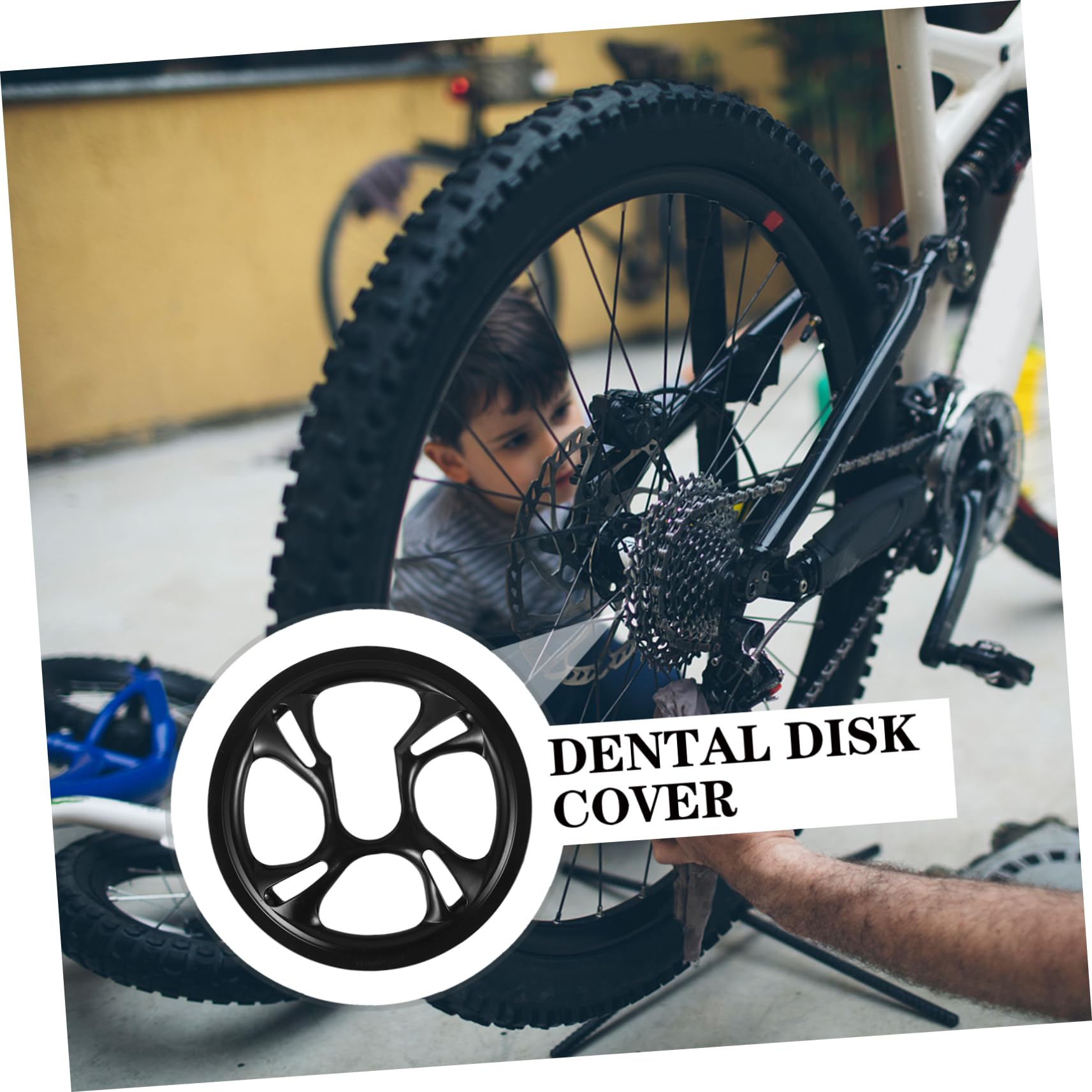 Toyvian 2 Guida Bici Protezione Sprocket per Mountain Bike Facile Installazione e Rimozione Resistente Condizioni Meteorologiche