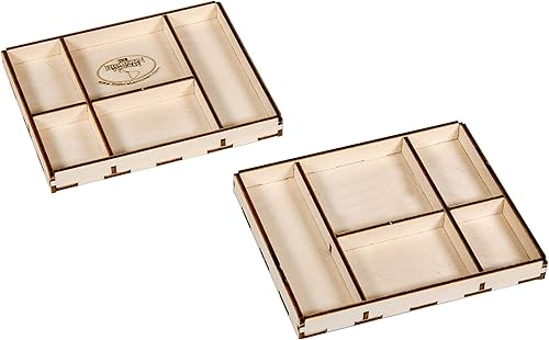 Miniatura 8 de The Broken Token Organizador de juegos - Aeon's End: Legacy - Organizador de juegos compatible, caja de almacenamiento de madera para juegos de mesa