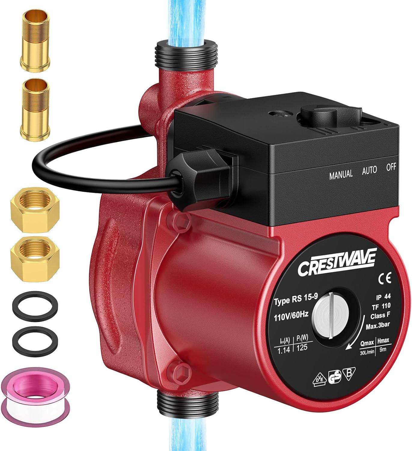 CrestWave Hot Water Recirculating Pump