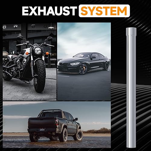 Miniatura 102 de A-KARCK Tubo de escape de 90 grados 2.5 "OD, curva de mandril de tubo de escape de acero inoxidable 304, personaliza tu propio sistema de escape