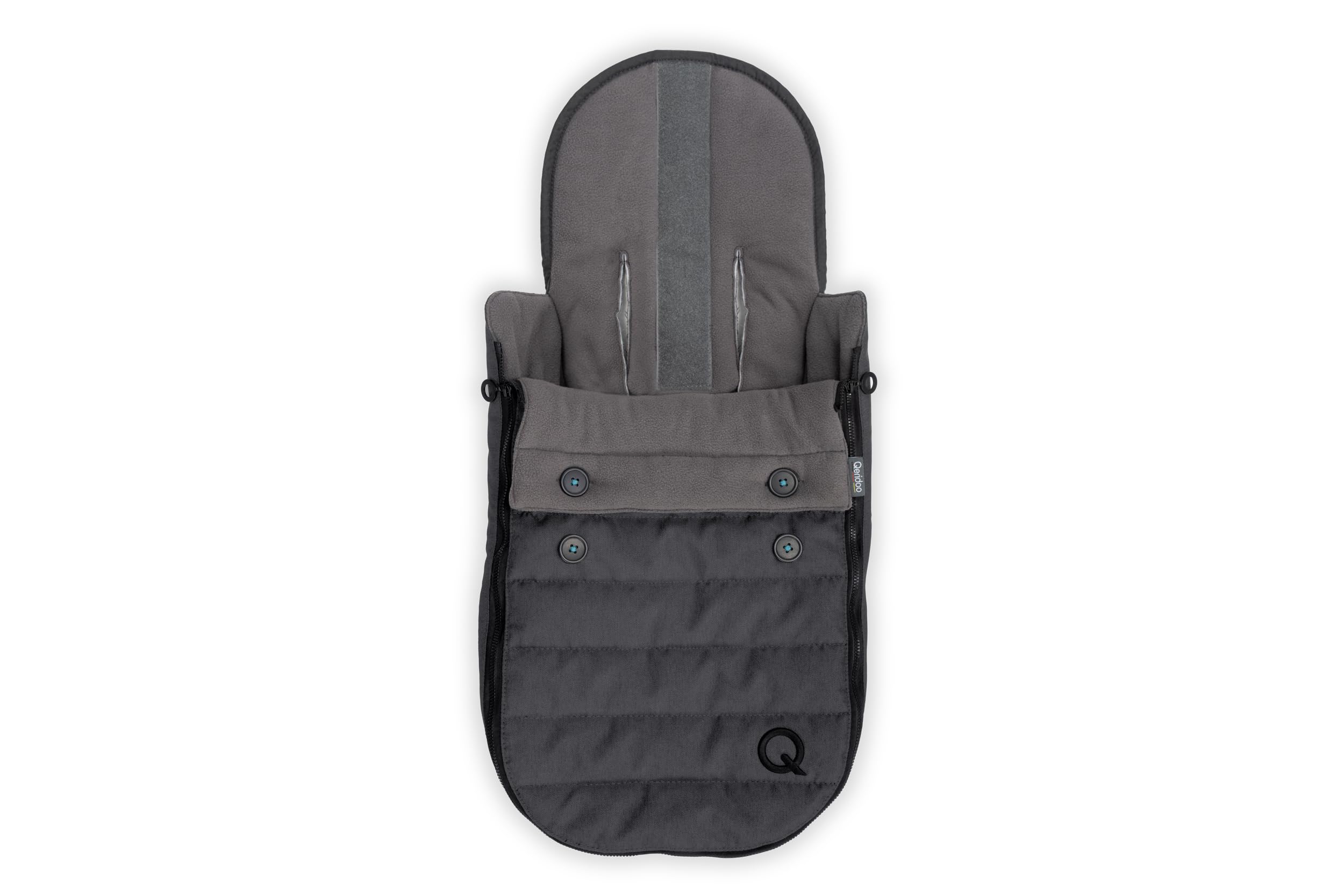 Qeridoo Fußsack Light für Fahrradanhänger, warm und wasserabweisend