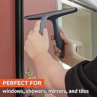 Vista 5 de Full Circle Clean Ocean Escobilla de Goma - Ducha, Vidrio, Ventana, Azulejo, Parabrisas - Acabado Sin Rayas
