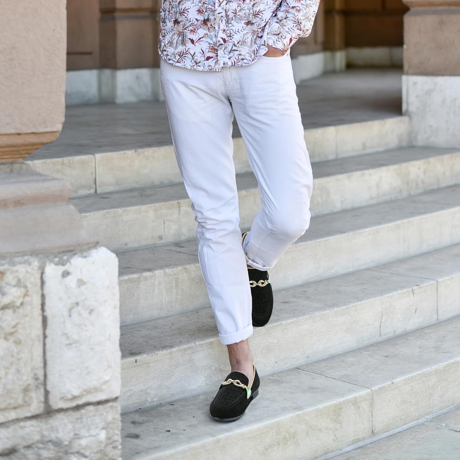 Meijiana Men's Fashion Classic Faux Leather Loafers and Weeding Dress Shoes for Men - Image 2