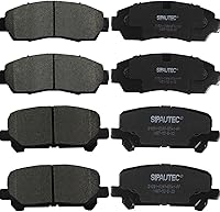 Vista 14 de Juego de pastillas de freno delanteras y traseras de 4 ruedas de repuesto de pastillas de freno de disco de cerámica para Nissan Pathfinder