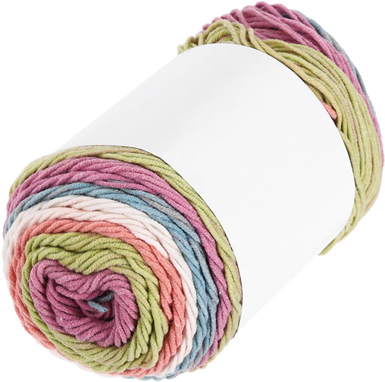 MECCANIXITY Cotton Acrylic Yarn for Crocheting, 211 Yard 5 Ply Soft Gradient Yarn Acrylic 45% Cotton 55% Used for DIY Knitting Blankets Scarves(1 Packx100g,Beige,Brown,Gray)