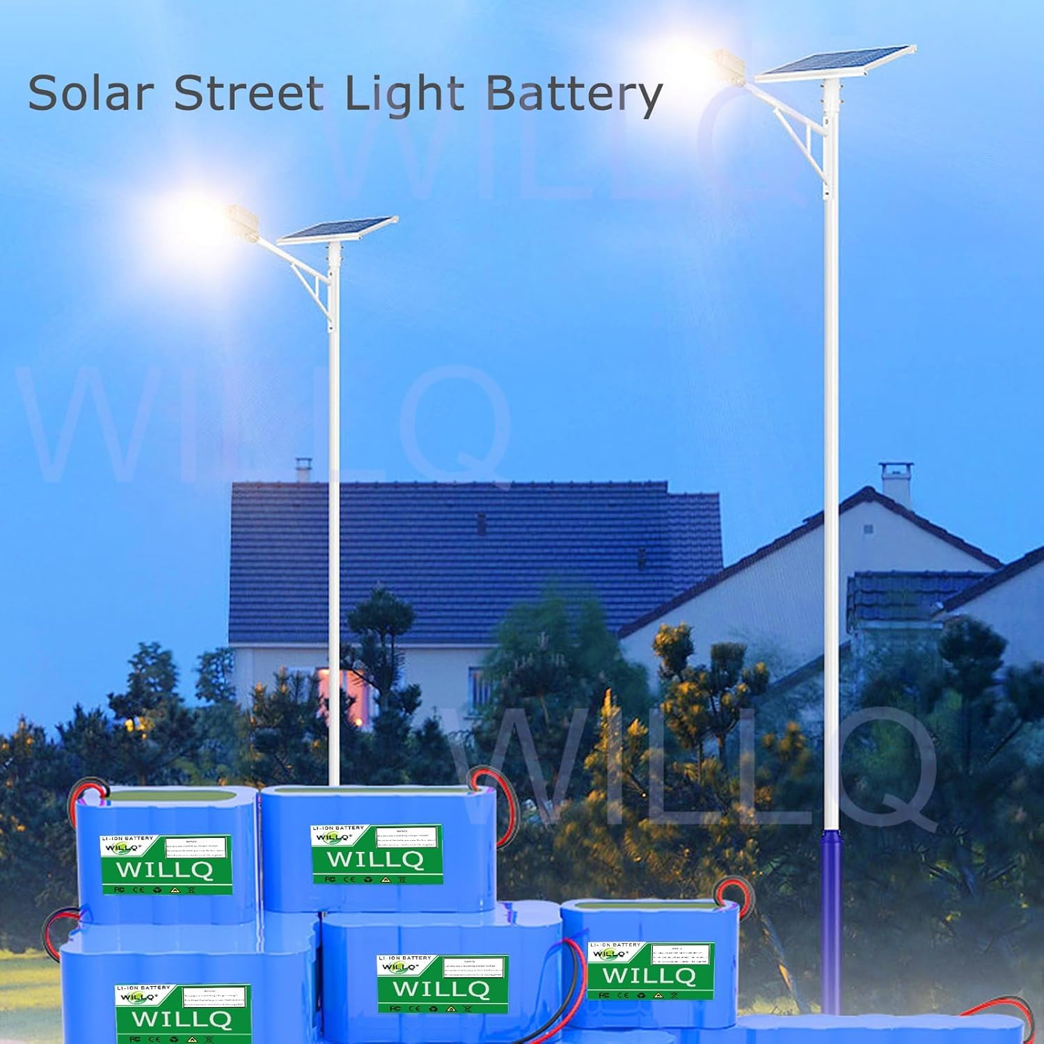 Batteria Lifepo4 da 3,2 V Batteria Ricaricabile al Litio Ferro Fosfato 3,2 V 6 Ah 12 Ah 18 Ah 24 Ah per Lampioni Solari, 3.2v6ah