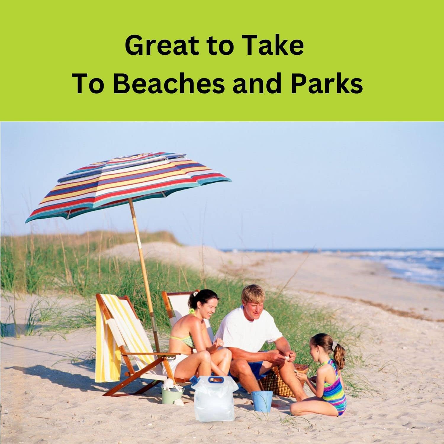 Camping Water Container - 2 Gallon Collapsible Water Jug, Perfect for Home, Travel, Survival - Portable - Image 4