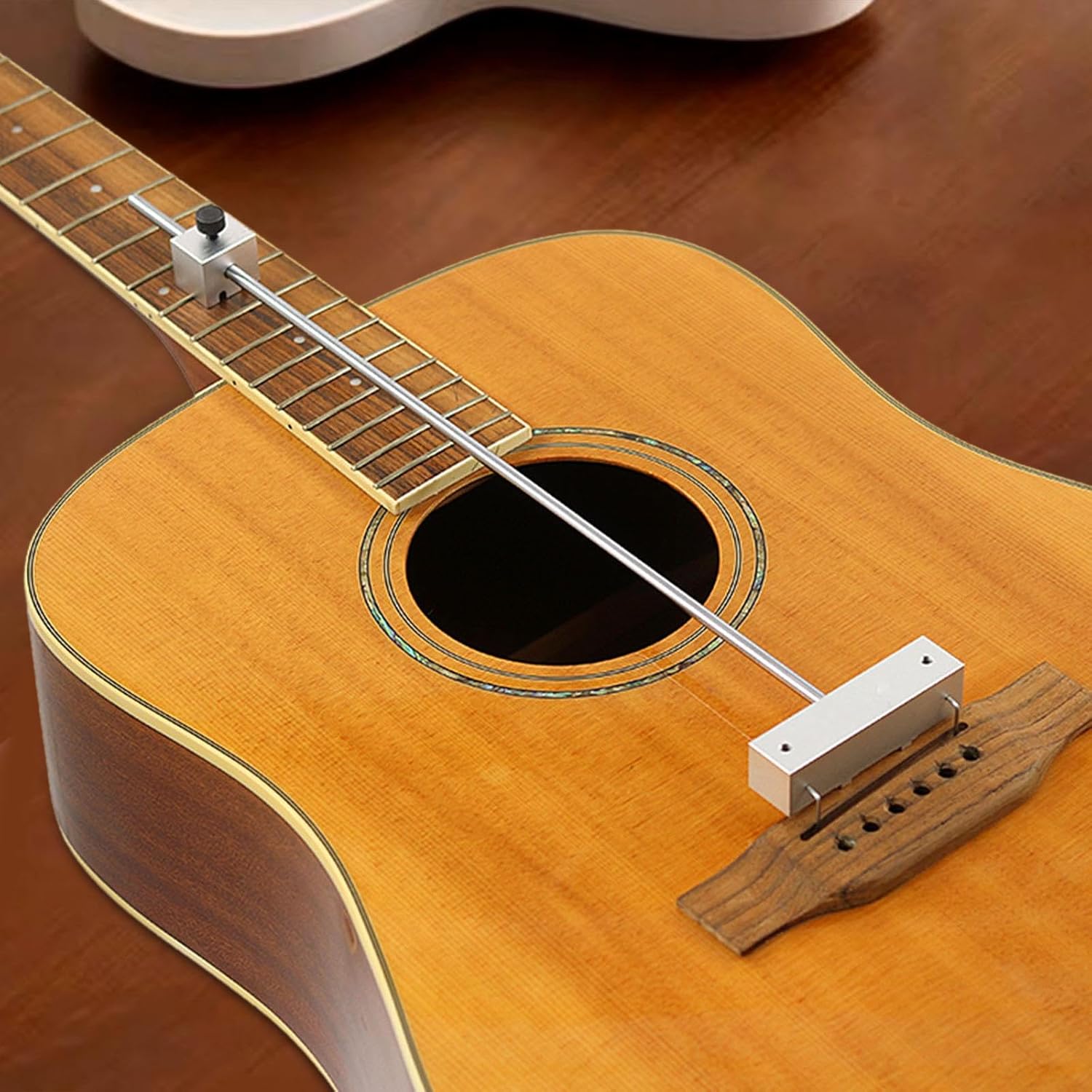 Guitar Chord Positioning Tool Measurement Device String Length Locator Luthier Tool Maintenance Accessory