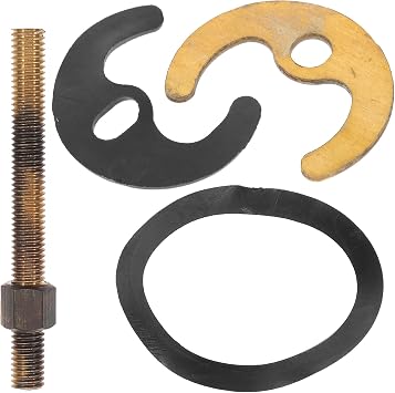 DOITOOL Faucet Fixing Bracket 1 Set Faucet Mounting Nut and Washer Stainless Steel Accessories for Kitchen Tap Sink Replacement Repair