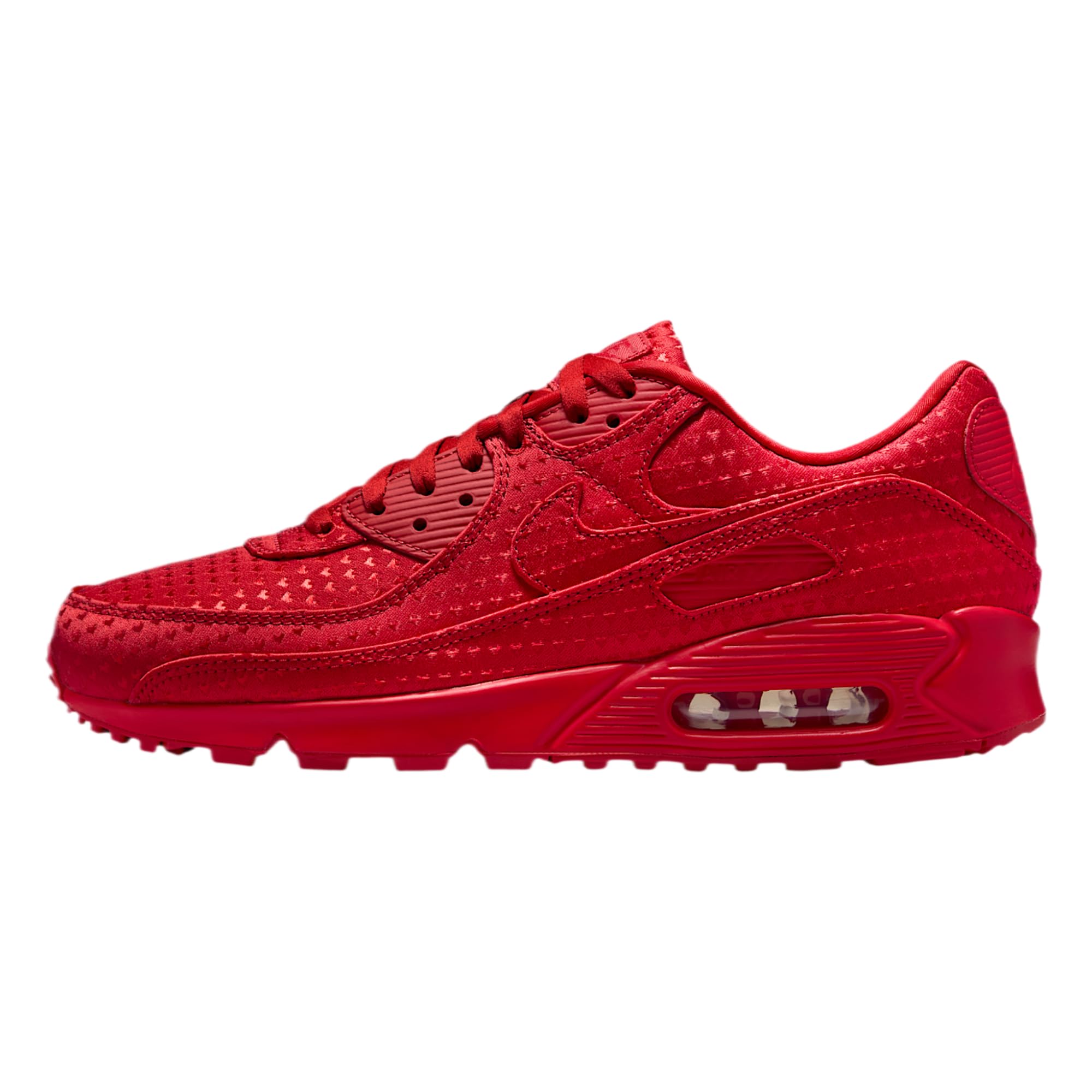 Air Max 90 Premium Valentine's Day Men's Shoes (University Red/Black/University Red)