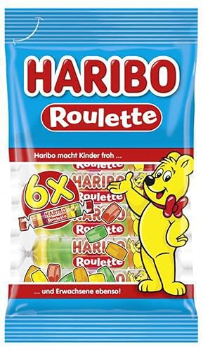Haribo Roulette Gommy Candy 6x25 gr 529oz