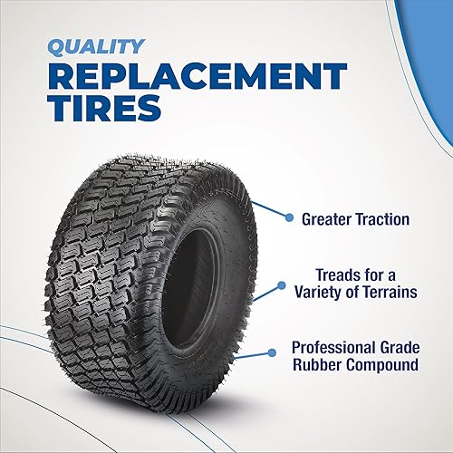 Miniatura 2 de Stens 160-687 K478 Kenda Neumático, 16 "x 6.50"-8", 2 capas, negro