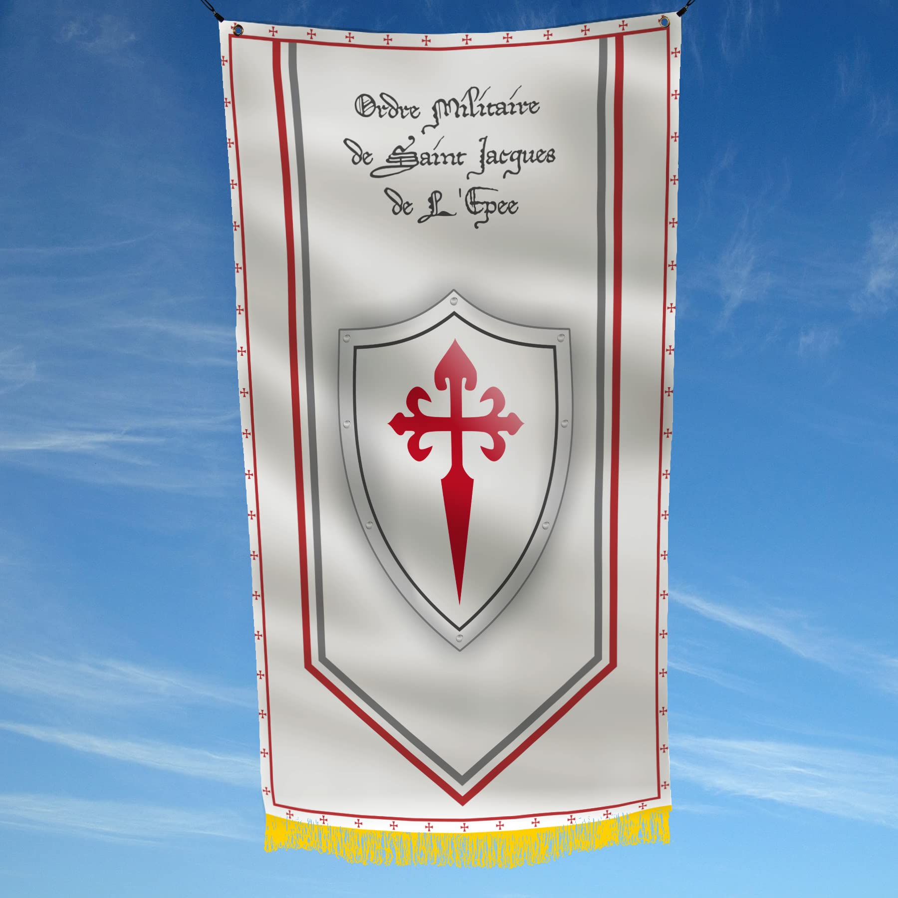 AZ FLAG Jerusalem Flag AZ FLAG Order Of The Holy Sepulchre Flag - 3x5 ...