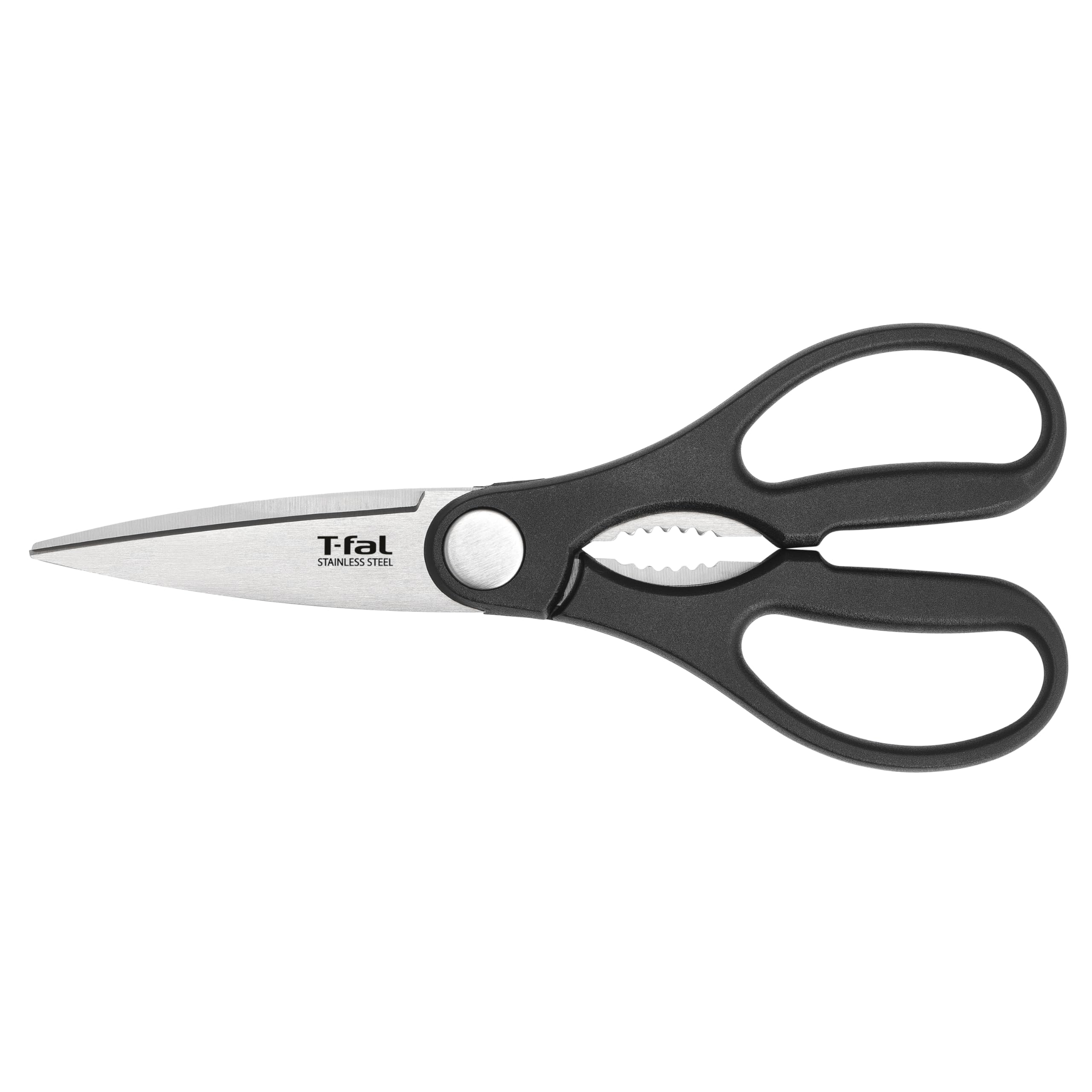 T-fal Ice Force Kitchen Scissors, German Stainless Steel, 6 in