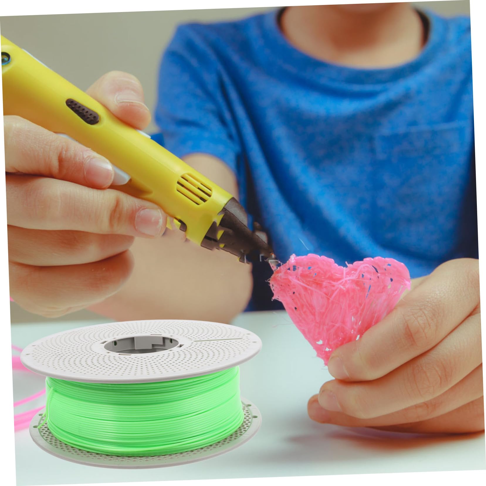 Filamento 3d Verde Brilla Oscuridad, Filamento Impresora Resistente, para Proyectos Creativos 3d