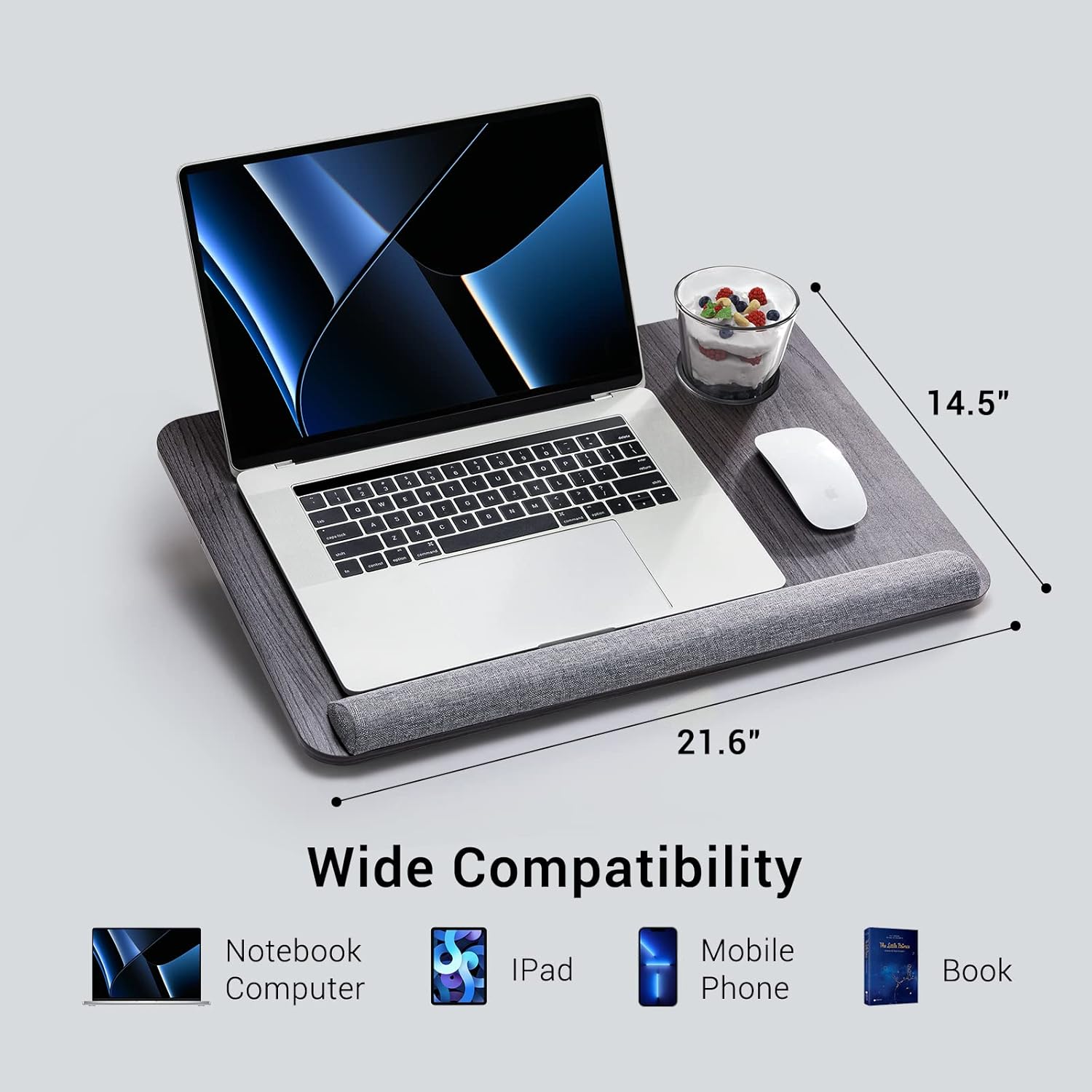 Buy AMERIERGO Lap Laptop Desk Fits up to 17 inches Laptop, Adjustable