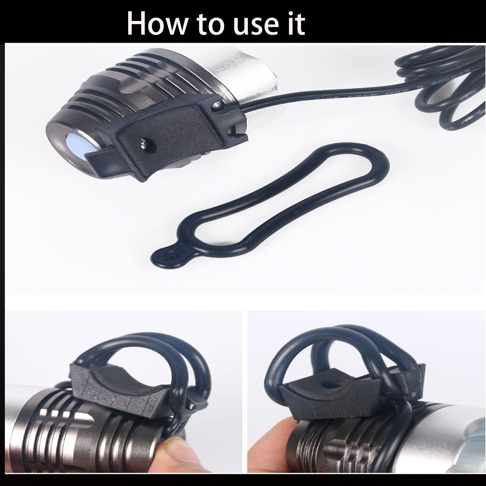 Anelli In Gomma Per Bicicletta - 15 Pezzi Per Fissare Luci E Accessori - Foto 4