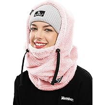 Sturmhaube Windresistente Wintergesichtsmaske, Fleece-Ski-Maske f&uuml;r M&auml;nner und Frauen, warme Gesichtsbedeckung Hutschal