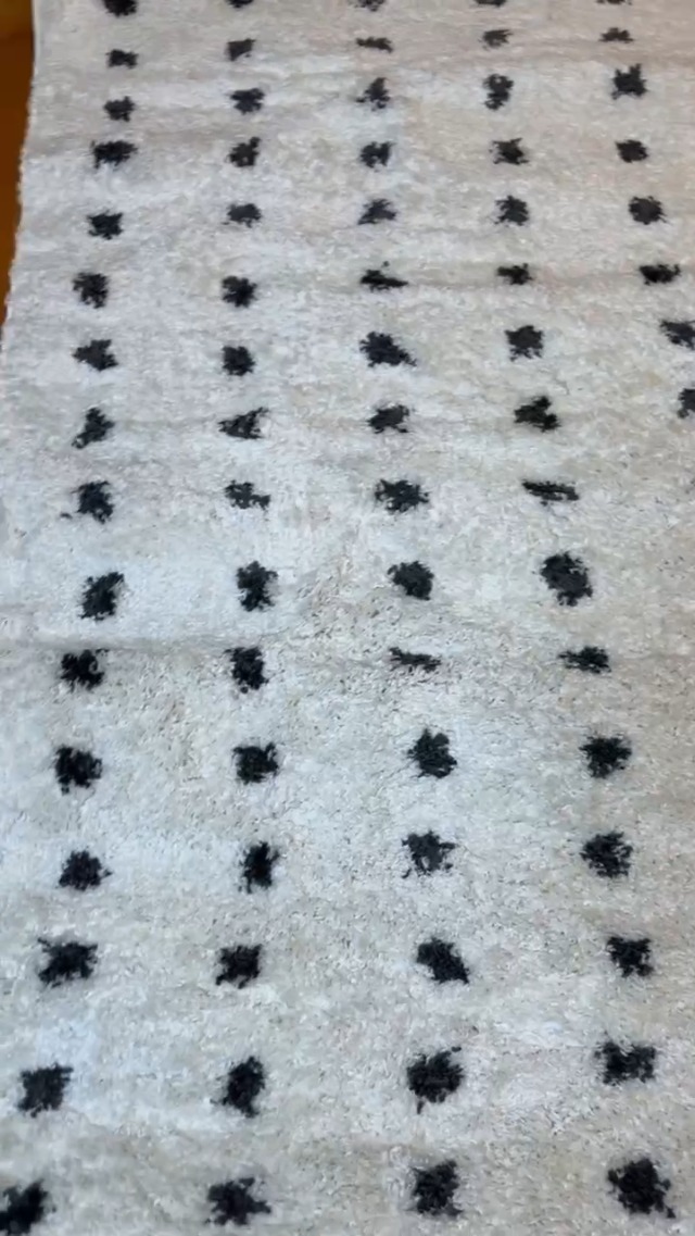 Tapete decorativo rectangular 7'9" x 10' blanco y gris miniatura 7