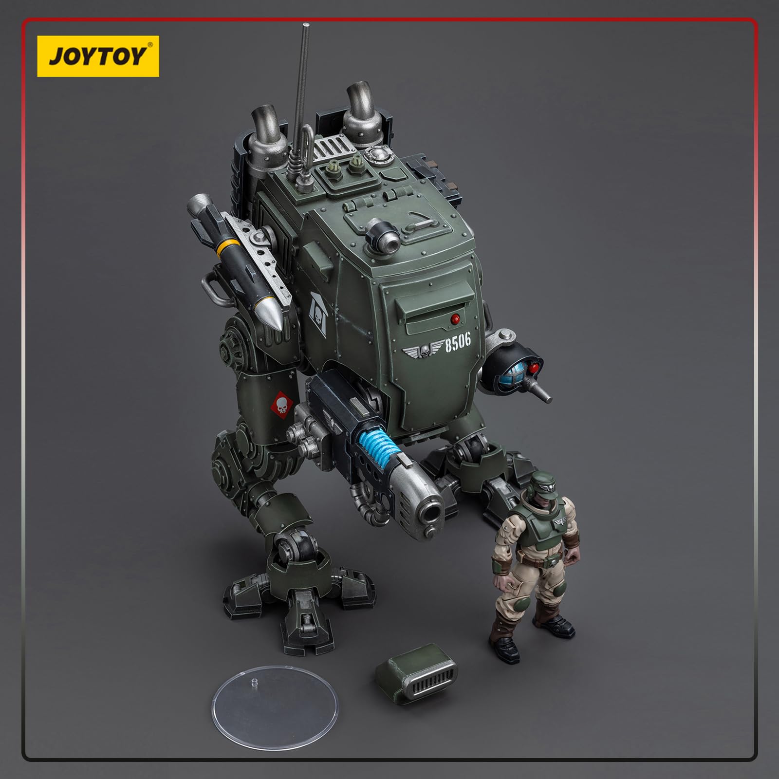 JOYTOY Warhammer 40k Astra Militarum, JT8940 Astra Militarum Cadian Armoured Sentinel 1/18 Action figure Collect Model Kits - Image 3