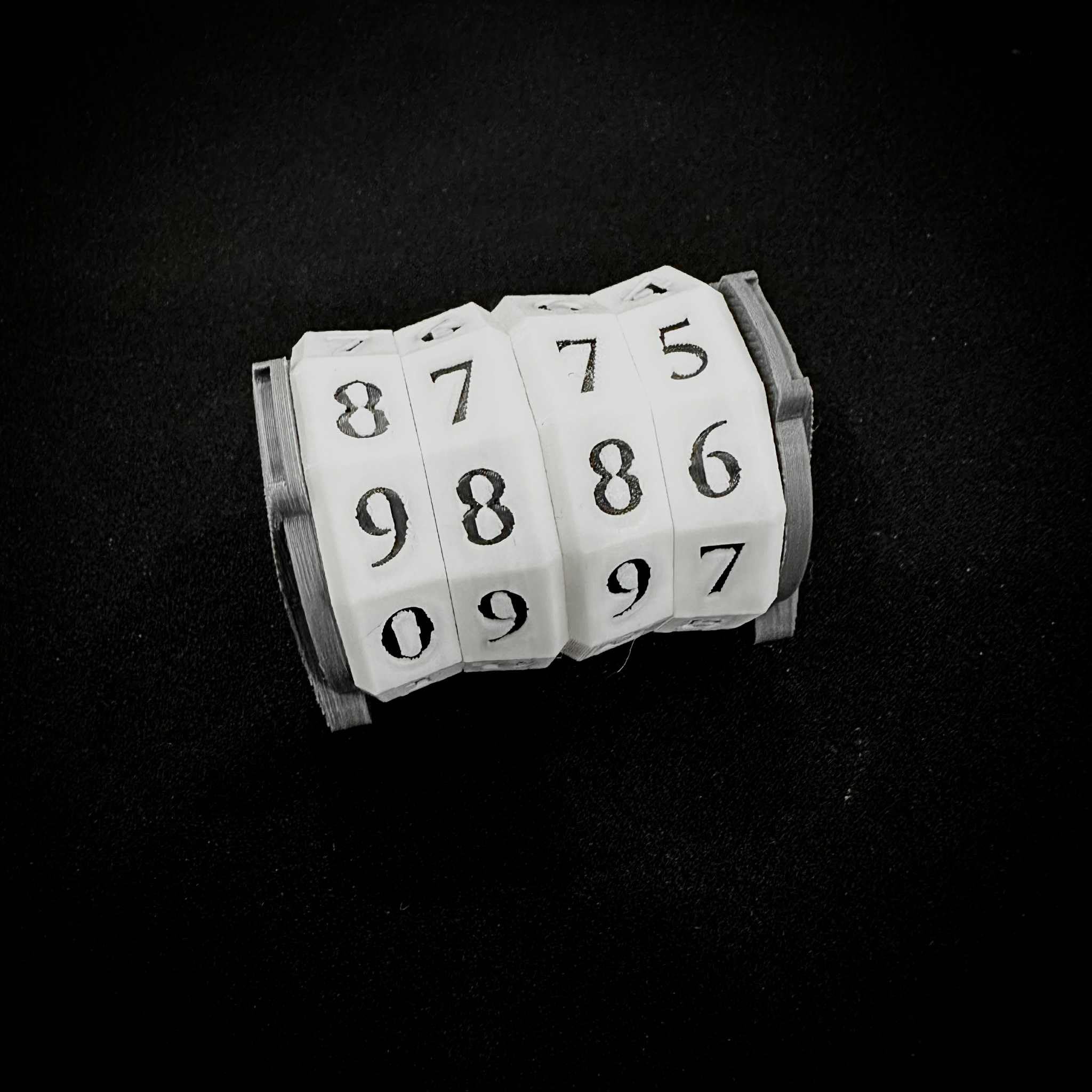 Arena Games Large Spindown Counter for Tracking Counters, Tokens, and Life - MTG CCG Accessory (Mono White)