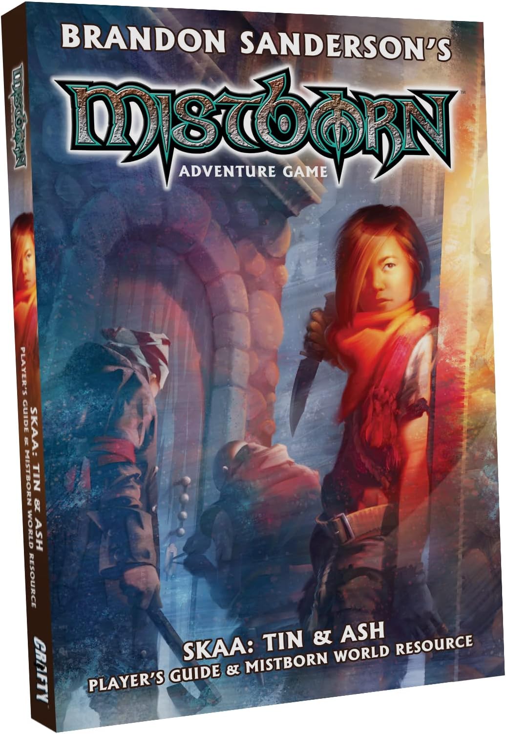 Mistborn: Skaa: Tin & Ash by Crafty Games - Rebellion Role-Playing - 2-6 Players, 1-2 Hours Gameplay, Ages 13+