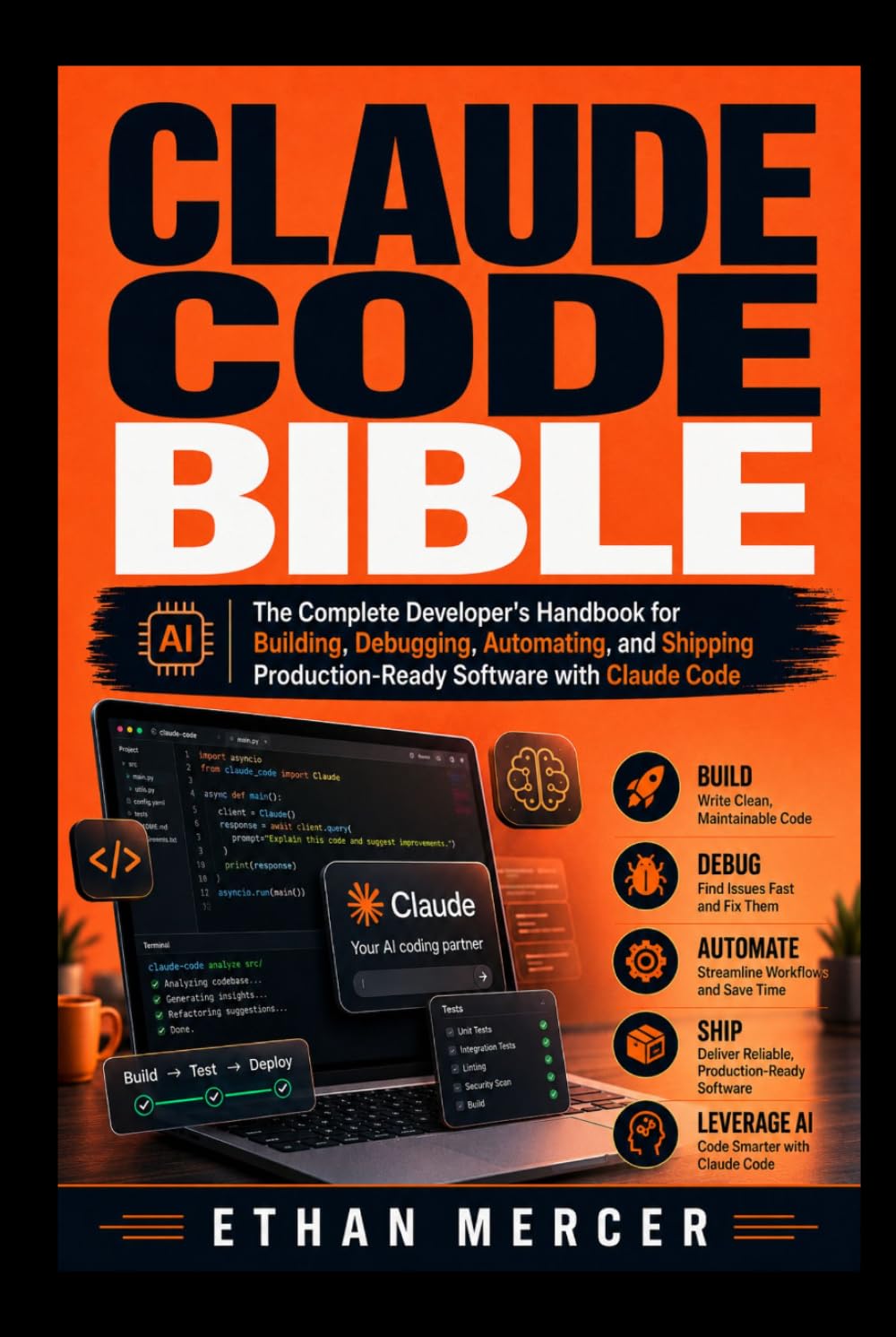 CLAUDE CODE BIBLE: The Complete Developer's Handbook for Building, Debugging, Automating, and Shipping Production-Ready Software with Claude Code