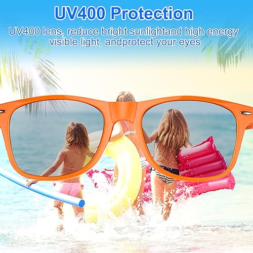 Miniatura 11 de MIAHART Paquete de 24 lentes de sol para niños, gafas de fiesta, rellenos de bolsas de golosinas a granel para niños y niñas, suministros de fiesta