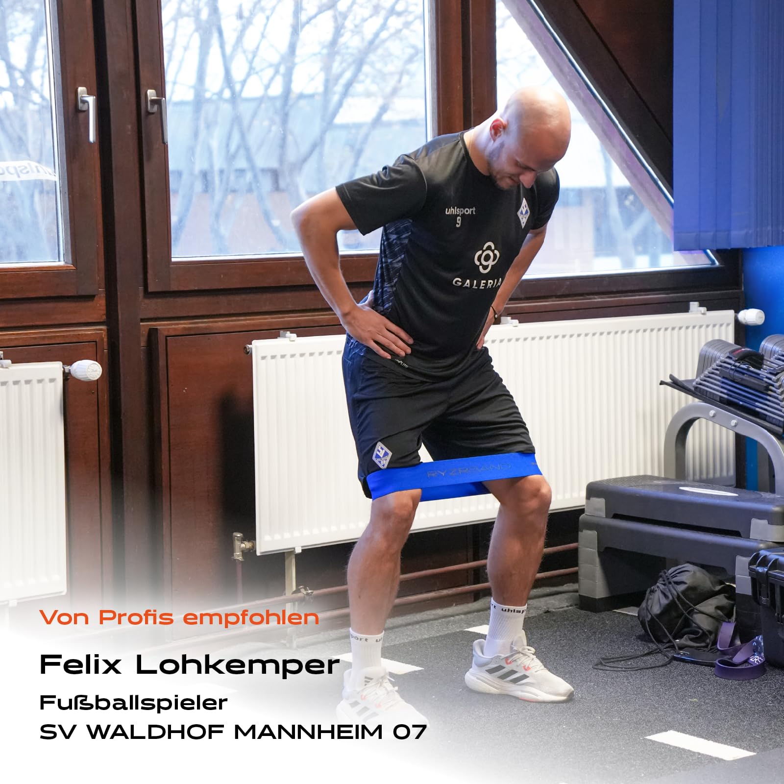 RYZR Band – Stoff Widerstandsbänder 33,5×6 cm aus dem Profisport entwickelt | 5 Widerstände 4–22 kg | Breiter, dehnbarer & komfortabler für Ganzkörpertraining | Mobility, Kraft, Activation, Fitness