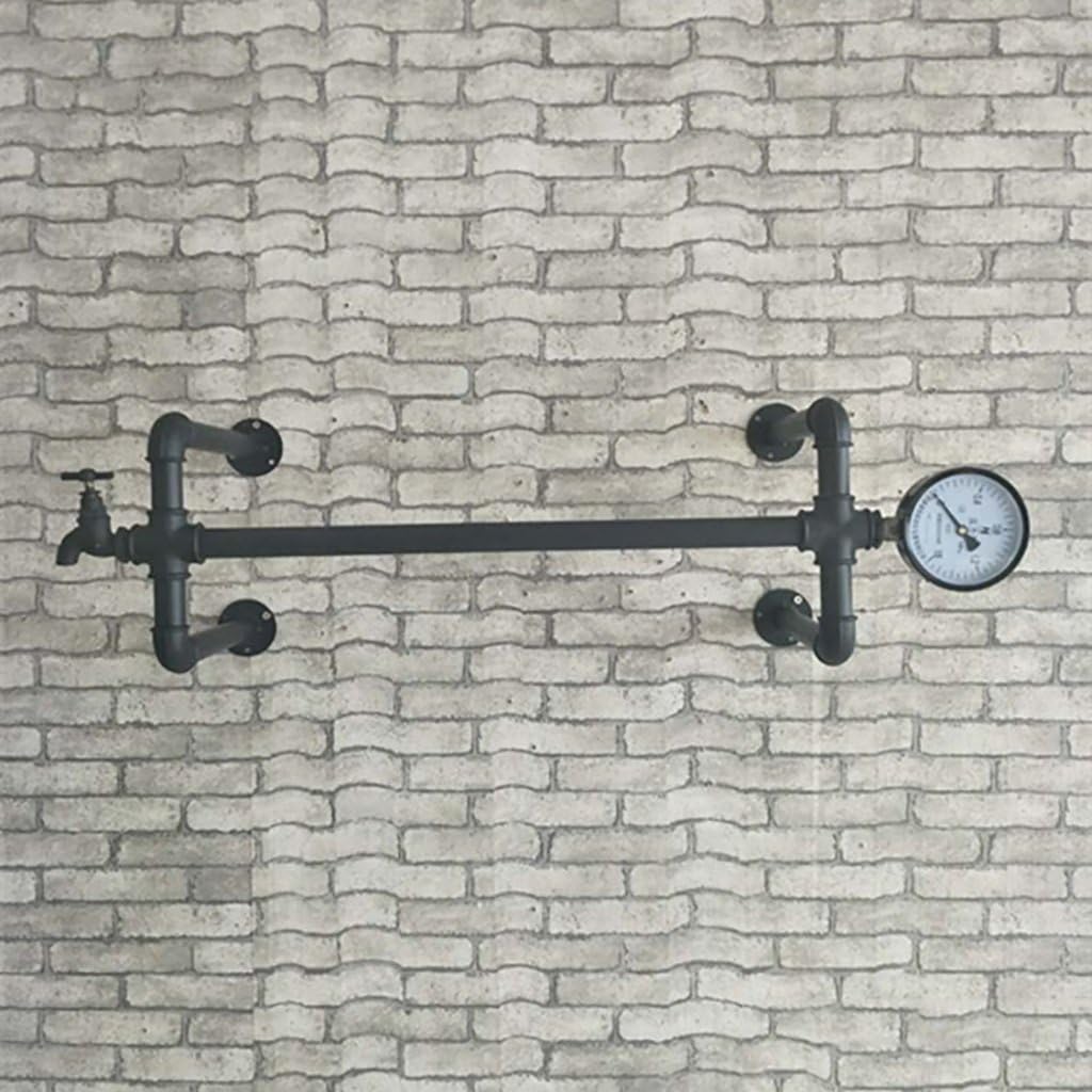 Gspsgj Industrial Iron Pipes Shelf Bracket Wall Mounted Floating Shelf Hanging Wall