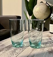 Vista 17 de KLIFA - ETON, 20.8 onzas, juego de 6, vasos de acrílico Highball para beber, tazas de té helado, sin BPA, vasos de plástico apilables, aptos