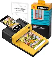 KODAK Impressora fotográfica instantânea Dock ERA Plus 4PASS (4 x 6) (impressora + inicial 10 folhas + 80 folhas)