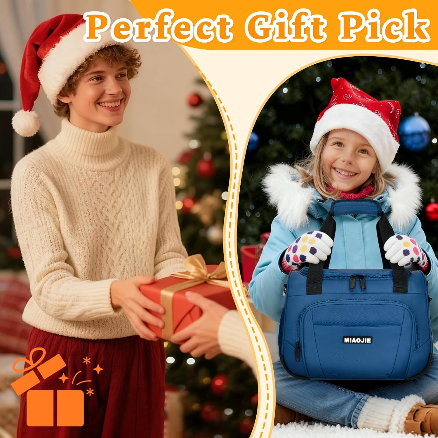Kids Duffle Bag for Girls Boys, Travel Bag Kids Travel Bags -14IN Blue