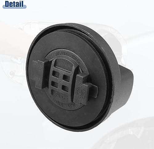 Miniatura 7 de ACROPIX Tapón de depósito de combustible de coche de repuesto para Volkswagen Beetle - Paquete de 1 negro