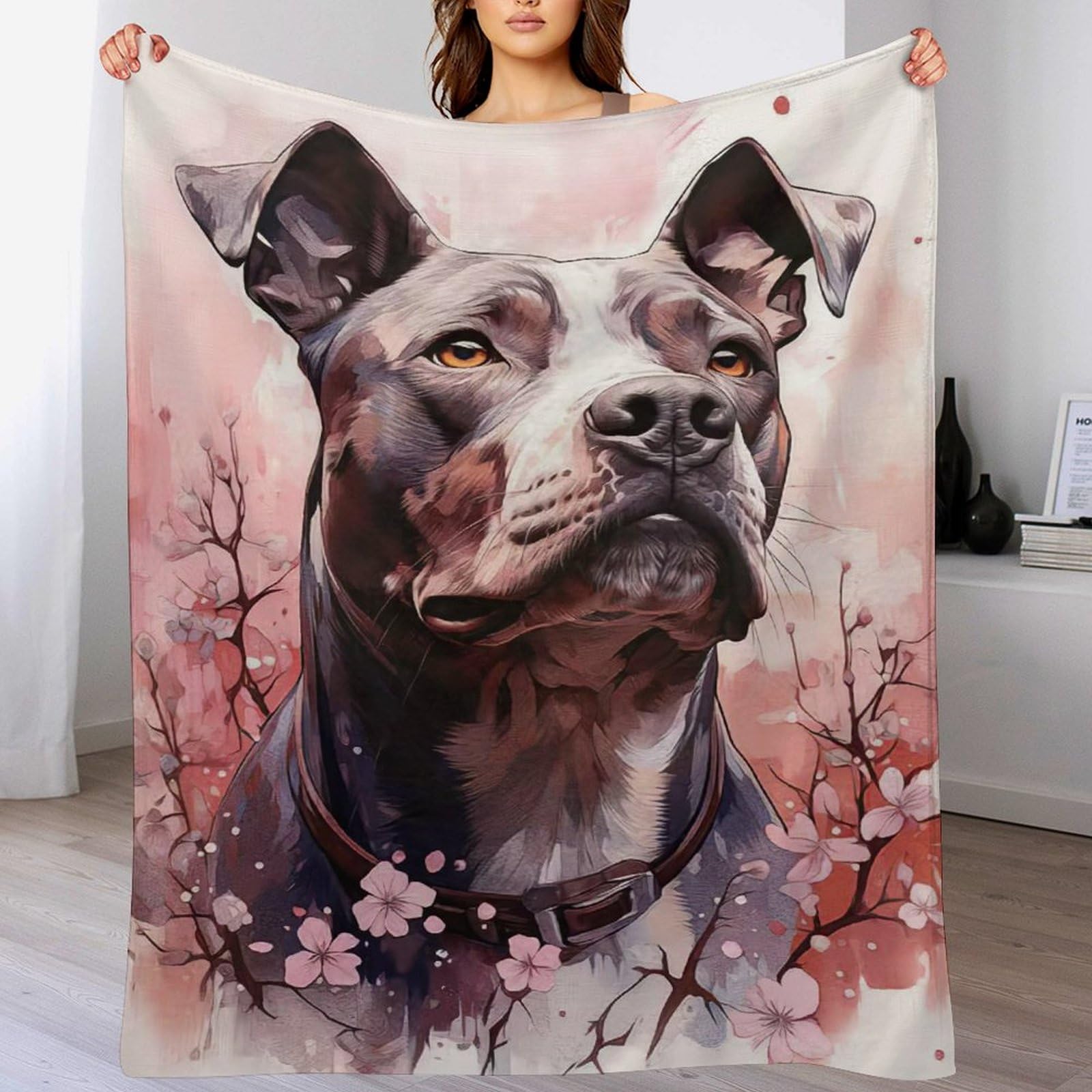 Couverture polaire Doberman : finis les frissons sur le canapé avec cette flanelle