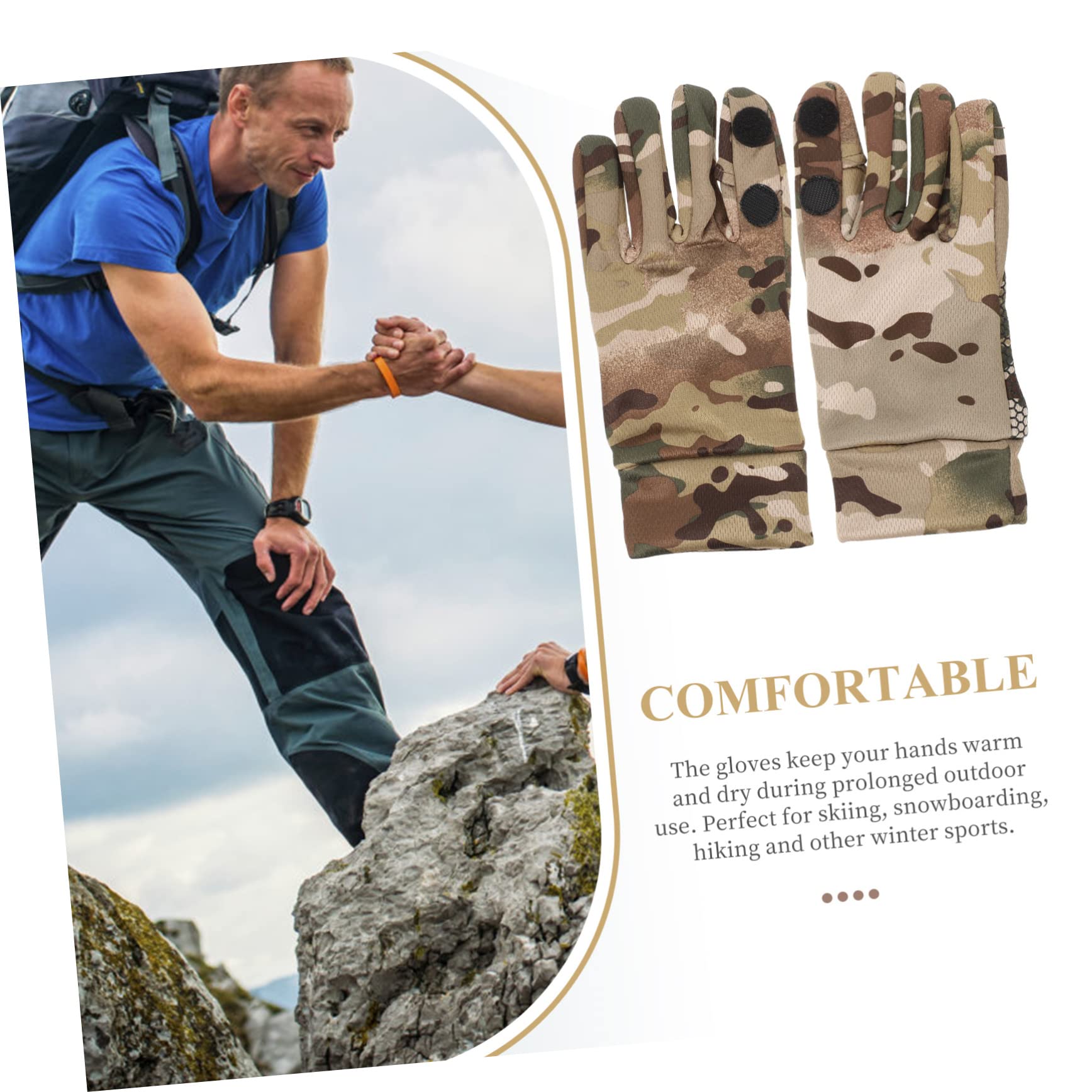 LIFKOME 4pares Guantes Táctiles De Invierno para Hombre Guantes Aislantes para Conducción y Actividades Al Aire Transpirables y Cálidos para Motocicleta Esquí y Montañismo