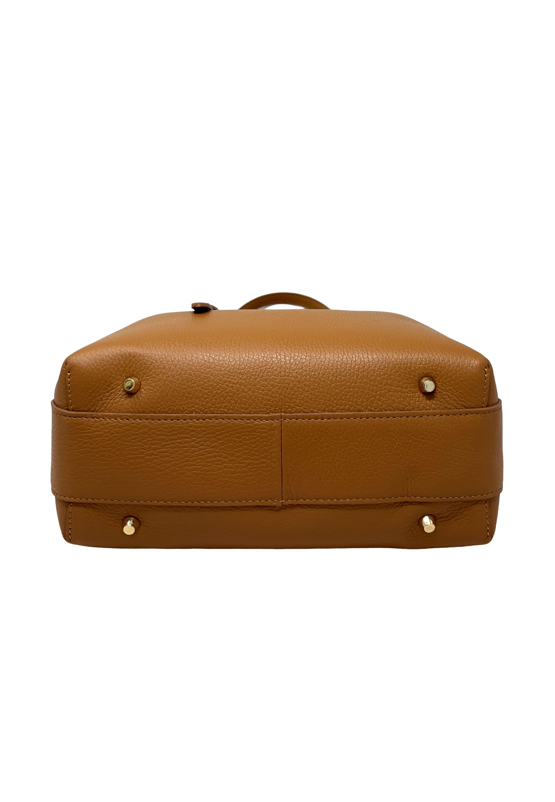 Chicca Borse Borsa a Mano Elegante da Donna in Pelle Martellata con Tracolla