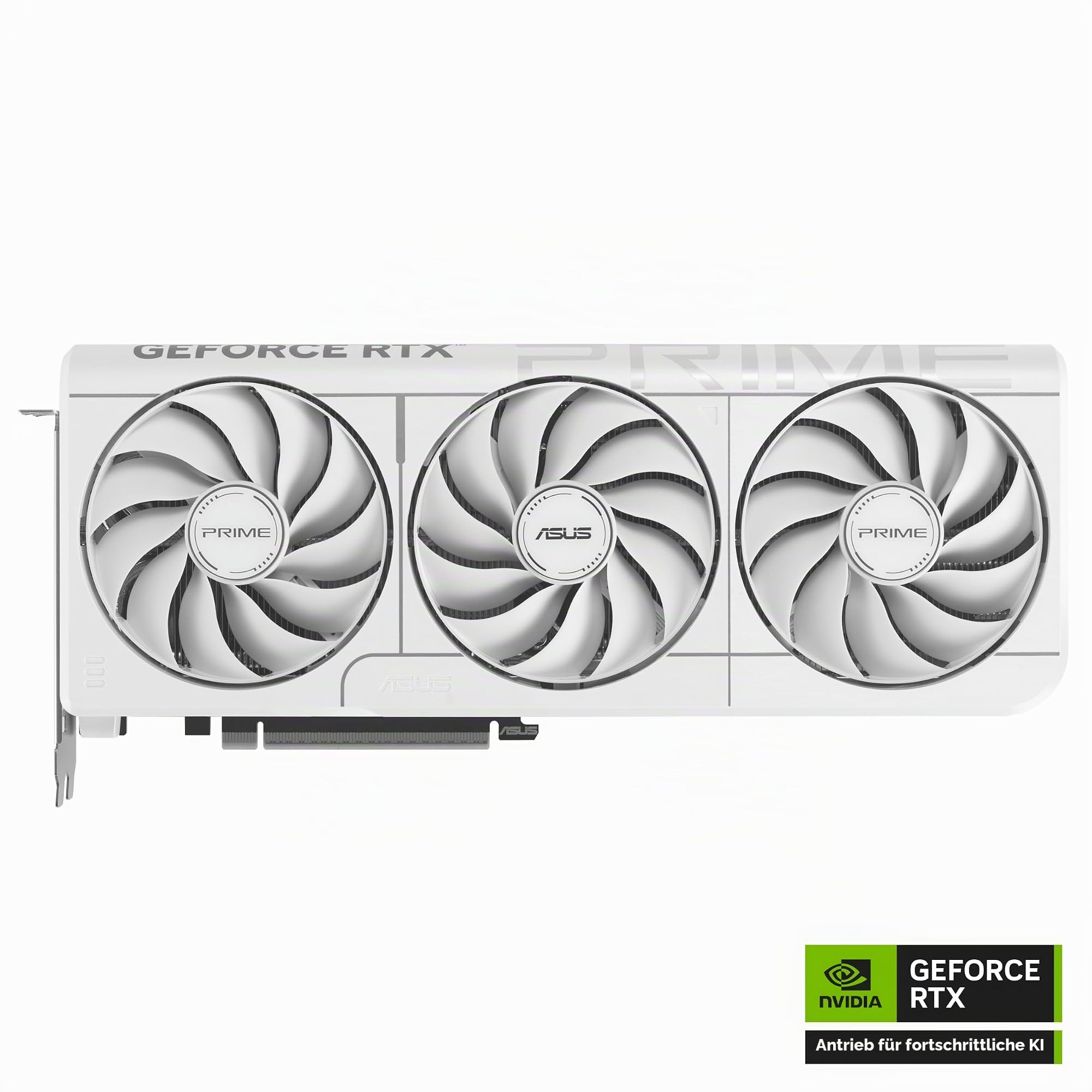 ASUS Prime GeForce RTX™ 5070 12GB GDDR7 White OC Edition Grafikkarte (PCIe® 5.0, 12GB GDDR7, HDMI®/DP 2.1, 2.5-Slot, Axial-Tech Fans, Dual BIOS)